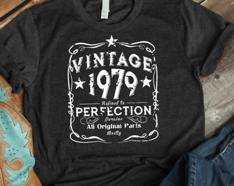 Vintage 1979 Birthday SVG, 41st Birthday Shirt Design (PDF)