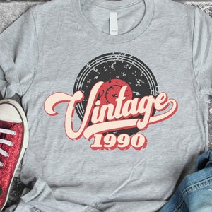 30h compleanno in formato SVG, SVG, DXF, vintage 1990 in formato SVG, vinile in formato SVG, 30 anni in formato SVG, 30 compleanno in formato SVG, camicia di compleanno, in difficoltà in formato SVG, compleanno in formato SVG