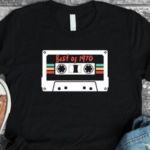 Melhor de 1970 svg, 1970 svg, SVG, fita cassete svg, aniversário svg, retro svg, presente de aniversário, vintage aniversário svg, vintage svg, nascido em 1970