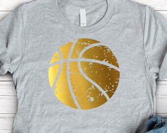 Grunge Basketball SVG, Distressed Vintage Design (Digital File)