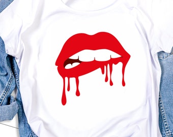 Dripping lips svg, svg files for cricut, lips svg, lips png, sexy lips svg, kiss svg, lips clipart, kisses svg, mouth svg, love svg, lip svg