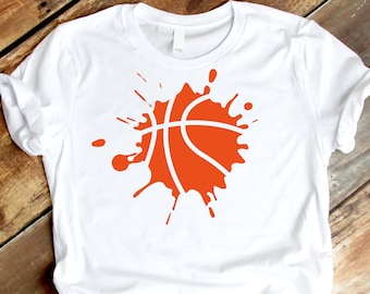 Splatter Basketball SVG, Paint Splash Design (Digital Download)