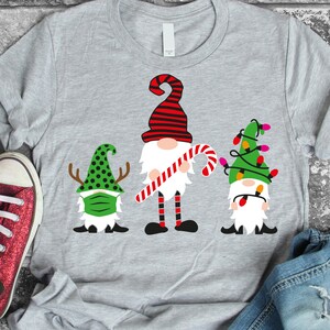 Christmas gnomes SVG, gnomes svg, christmas svg, gnome clipart, christmas gnome svg, gnomies svg, face mask svg, candy cane svg, elf svg
