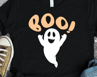 Boo Geist SVG, Halloween Clipart, Cricut Dateien (digitaler Download)
