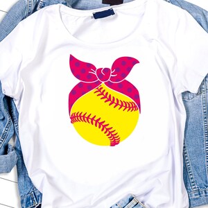 Softball mom svg, SVG, DXF, softball svg, softball shirt, bow svg, bandana svg, softball sister svg, baseball svg, softball clipart, mom svg