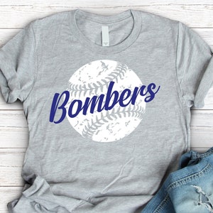 Bombers svg, SVG, clip art, baseball svg, Bombers baseball, baseball mom svg, digital download, baseball shirt, softball svg, distressed svg