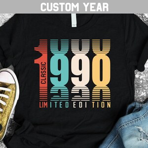 Custom year svg, birthday svg, custom svg, birthday shirt svg, vintage svg, retro svg, vintage birthday svg, born in svg,limited edition svg