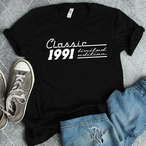 30esimo compleanno in formato SVG, 1991 in formato SVG, SVG, DXF, classico 1991 in formato SVG, 30 compleanno in formato SVG, camicia di compleanno, 30 regalo di compleanno, vintage 1991 in formato SVG, 30 anni
