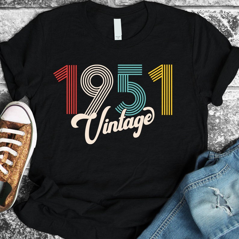 Download 70th birthday svg SVG DXF PDF vintage 1951 svg 70 years | Etsy