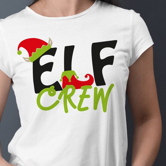 Download Elf crew shirt svg file elf squad svg christmas shirt svg ...