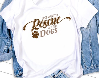 Cane da salvataggio in formato SVG, impronta di zampa clipart, maglietta per mamma di cane (download digitale)