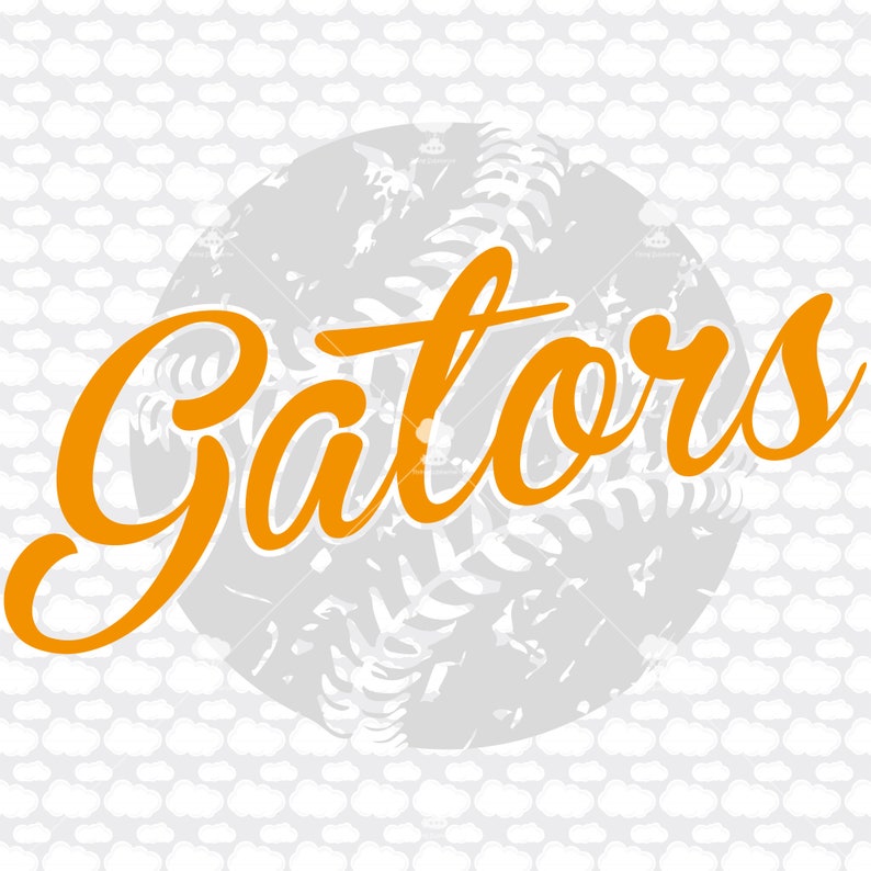 Gators Svg SVG DXF Baseball Svg Gators Baseball Baseball Etsy
