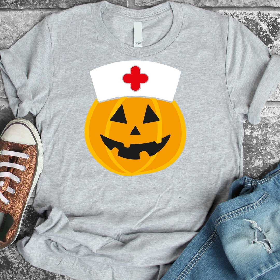 Pumpkin Face Svg Nurse Svg SVG DXF Halloween Svg Pumpkin - Etsy