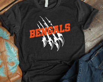 Bengals Football SVG, Paw Claw Design (Digital Download)