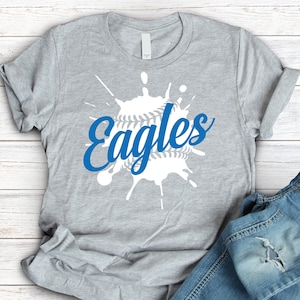 Eagles svg, baseball svg, SVG, paint splatter decal, baseball mom svg, baseball shirt, softball svg, svg files for cricut, cheer mom svg