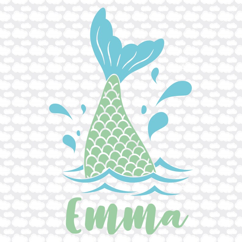 Free Free 234 Mermaid Tail Name Svg SVG PNG EPS DXF File