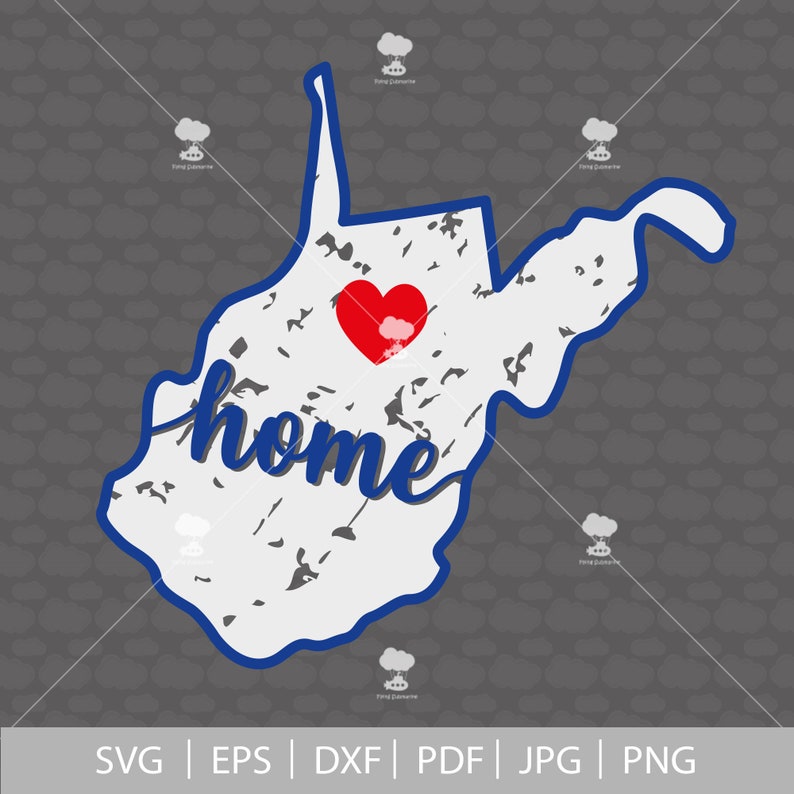 Download West Virginia svg DXF SVG PDF home svg West Virginia | Etsy