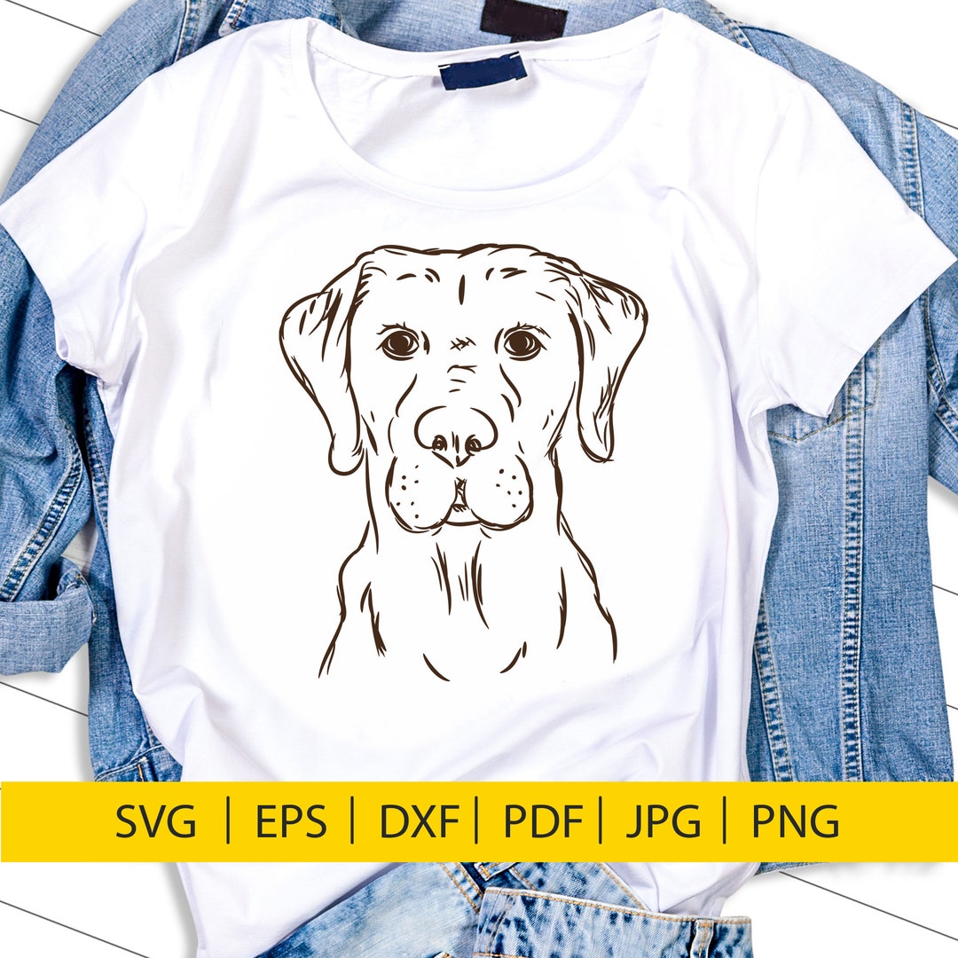 Lab Pit Mix Svg Labrador Svg DXF SVG Digital Download Dog Svg Drawing - Etsy Canada