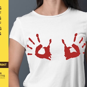 Bloody hands svg, halloween svg, SVG, funny halloween svg, blood svg, horror svg, bloody handprint svg, halloween shirt svg, cricut file