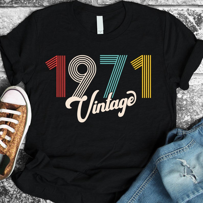 Download 50th birthday svg 1971 svg SVG DXF PDF vintage 1971 svg | Etsy
