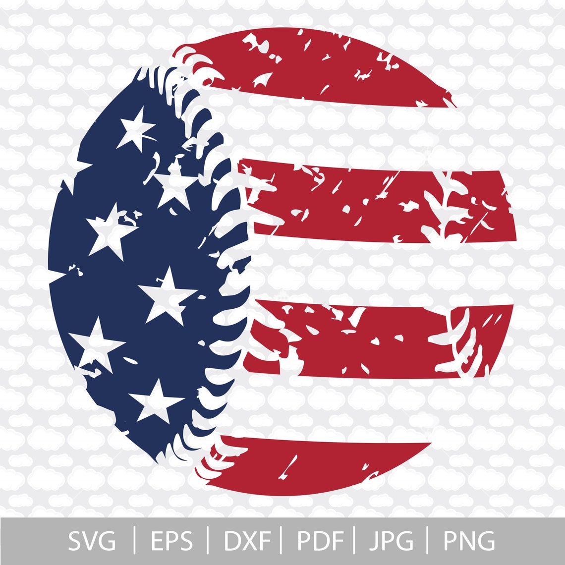 Download Baseball flag svg svg files for cricut SVG clip art | Etsy