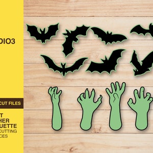 Topper de pastel de Halloween, SVG, svg de halloween, svg de topper de pastel, toppers de cupcake svg, fiesta de halloween svg, decoración de halloween svg, topper de cupcake