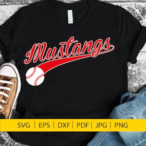 Mustangs svg, SVG, DXF, EPS, baseball svg, mustangs baseball, baseball mom svg, digital download, baseball shirt, baseball team, softball