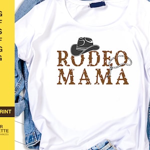 Rodeo Mama svg, SVG, Rodeo svg, descarga digital, Imprimible, vaquero svg, vaquera svg, sombrero de vaquero, svg angustiado, archivos svg para cricut