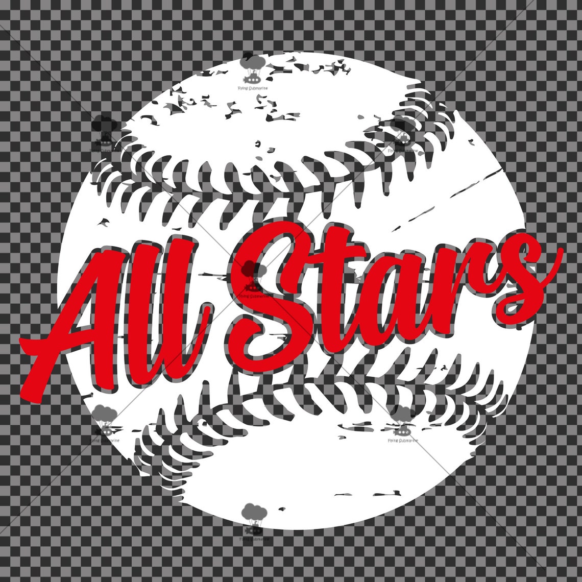 All Stars svg SVG DXF EPS baseball svg grunge baseball | Etsy