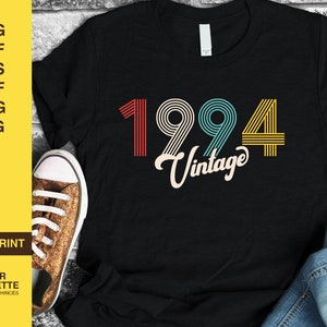 30. Geburtstag svg, 1994 svg, SVG, DXF, Vintage 1994 svg, 30 Geburtstag svg, Geburtstags-Shirt, 30 Geburtstagsgeschenk, Vintage Geburtstags-Svg, Retro-Svg