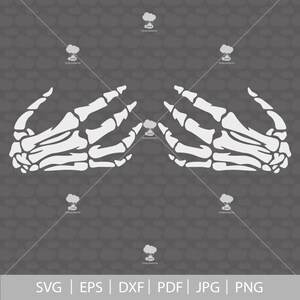 HIFOT Halloween Haarspangen Skelett Hände Mit Schleife – 2 Stück, Gothic Schmuck Für Mädchen & Frauen
