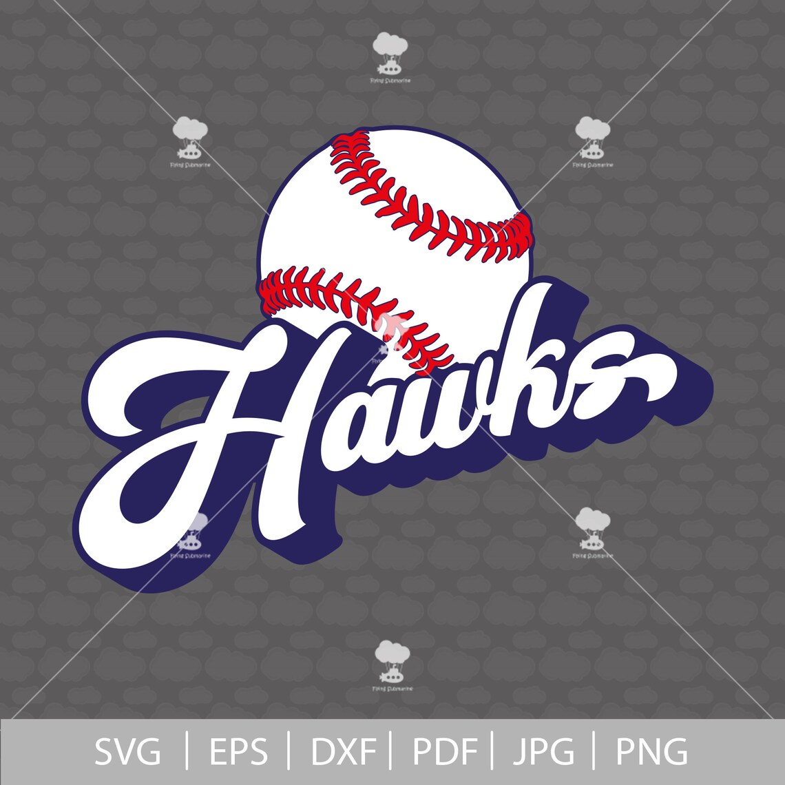 Hawks Svg SVG DXF EPS Baseball Svg Hawks Baseball - Etsy