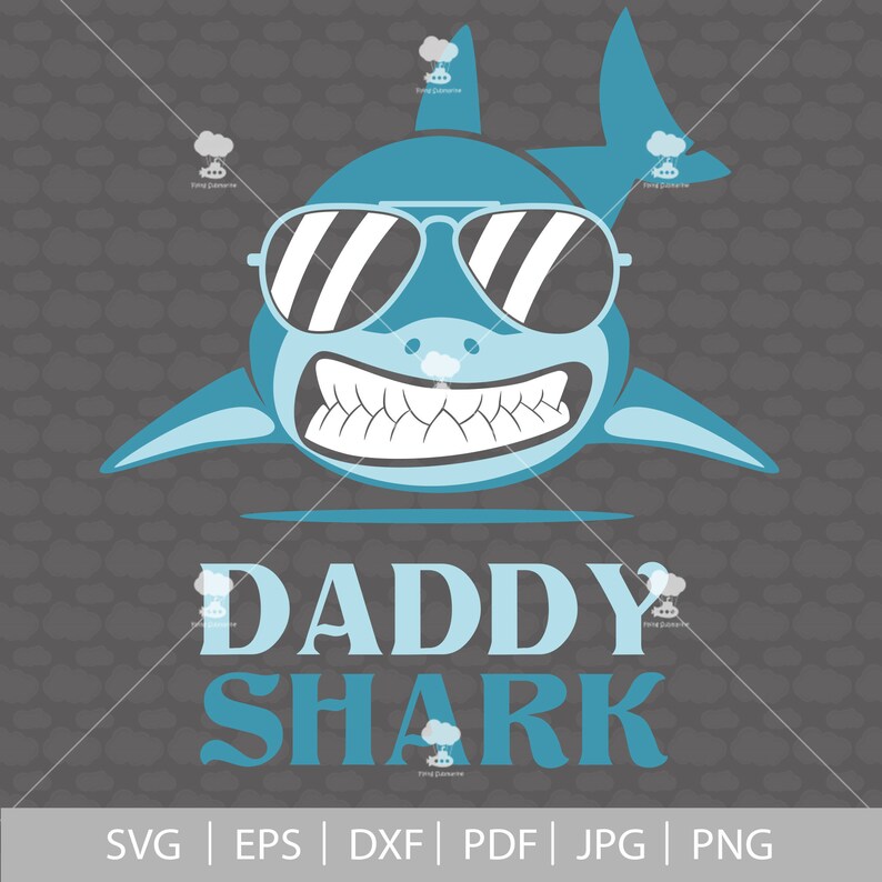 Download Daddy shark svg fathers day svg shark svg DXF SVG digital ...