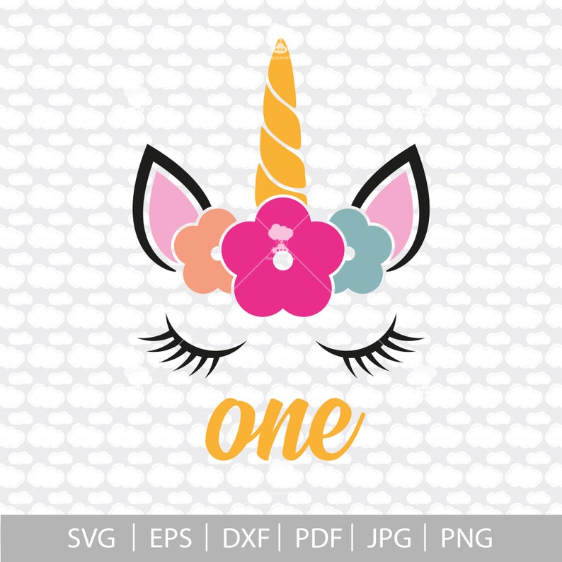 Download Unicorn birthday SVG EPS DXF unicorn svg first birthday | Etsy