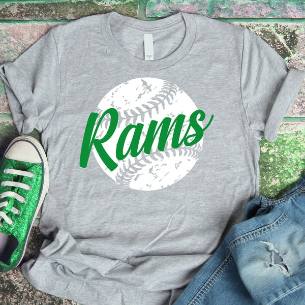 Rams svg, SVG, PDF, clip art, baseball svg, Rams baseball, baseball mom svg, digital download, baseball shirt, softball svg, distressed svg