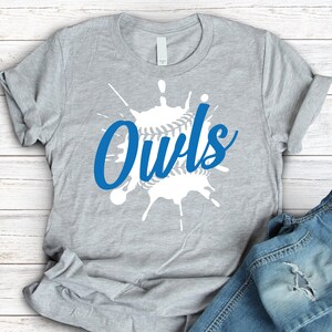 Owls svg, baseball svg, SVG, DXF, paint splatter decal, baseball mom svg, Owls baseball, softball svg, svg files for cricut, cheer mom svg