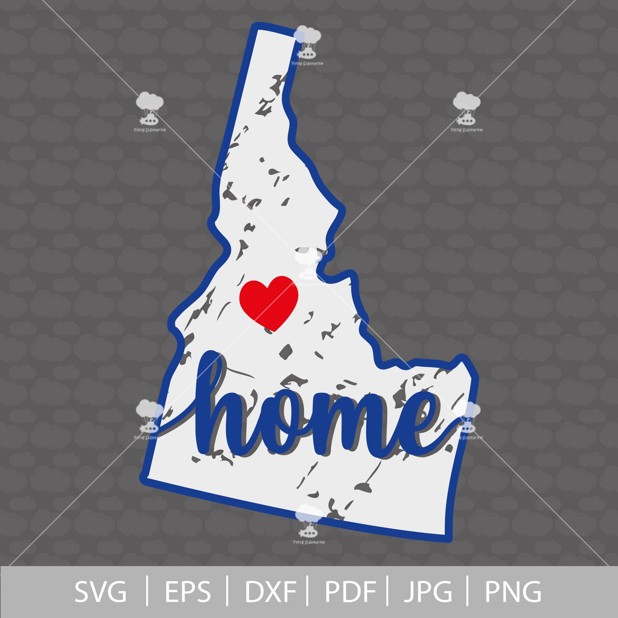 Idaho Svg DXF SVG PDF Home Svg Svg Files for Cricut | Etsy