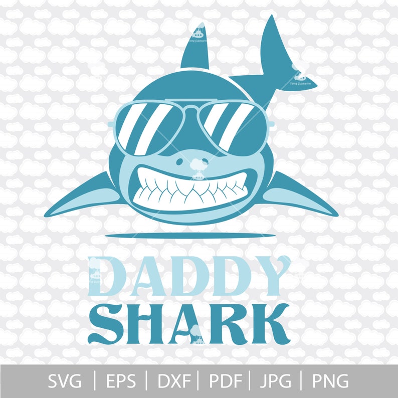 Download Daddy shark svg fathers day svg shark svg DXF SVG digital ...