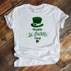 Happy St Patricks day svg, SVG, DXF, leprechaun hat svg, leprechaun svg, digital download, shamrock svg, saint patricks day, st patricks day