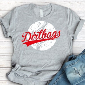 Dirtbags svg, SVG, DXF, Baseball svg, Dirtbags Baseball, Baseball Mama svg, digitaler Download, Baseball-Shirt, Baseball-Team, Distressed svg