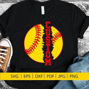 Custom svg, softball svg, SVG, DXF, clipart, team name, softball mom svg, digital download, softball shirt, softball team, personalized svg