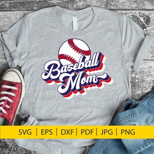 Baseball Mom svg, baseball svg, retro svg, SVG, baseball ball svg, baseball shirt svg, cheer svg, cheer mom svg, svg files for cricut