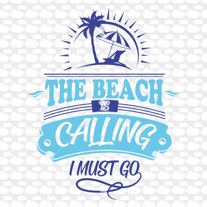 Download The beach is calling SVG DXF beach svg svg files for | Etsy