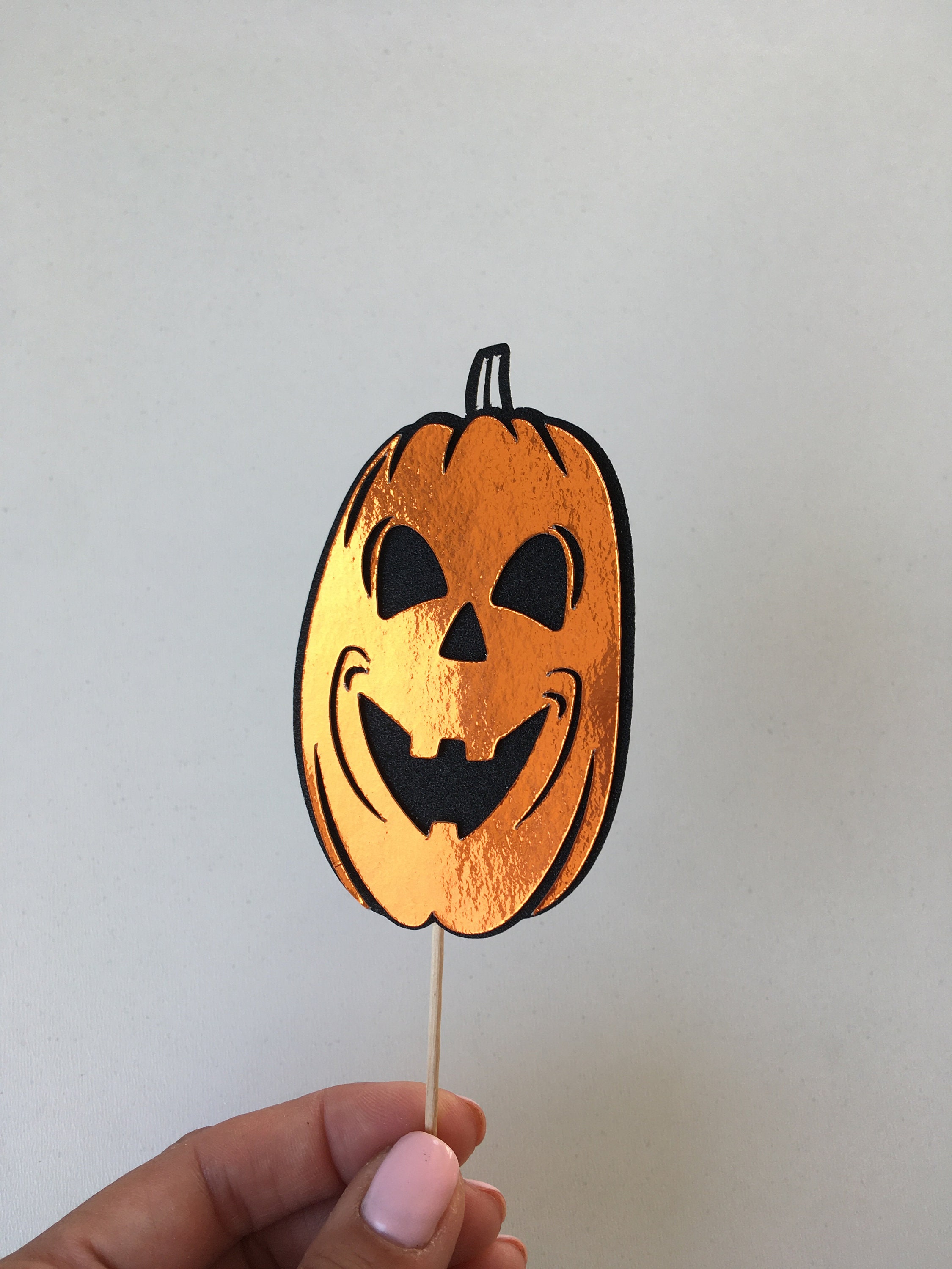 Halloween Cake Topper SVG Pumpkin Svg Cake Topper Svg Etsy