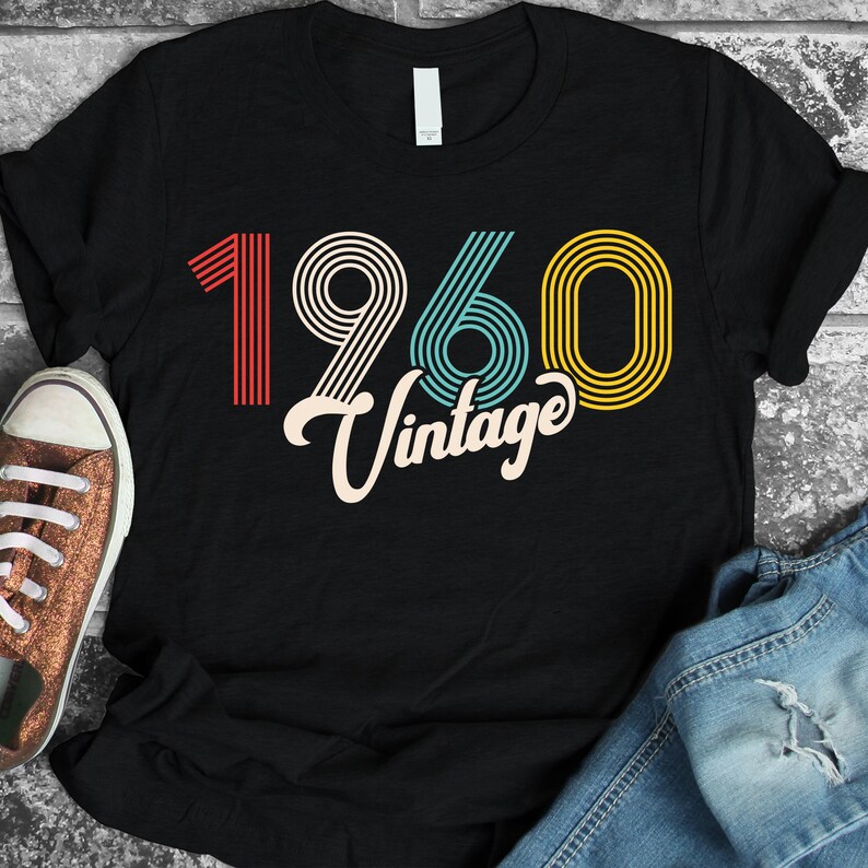 Download 60th birthday svg SVG DXF PDF vintage 1960 svg 60 years | Etsy