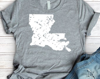 Louisiana State Distressed SVG, DXF, PDF (Digital Download)