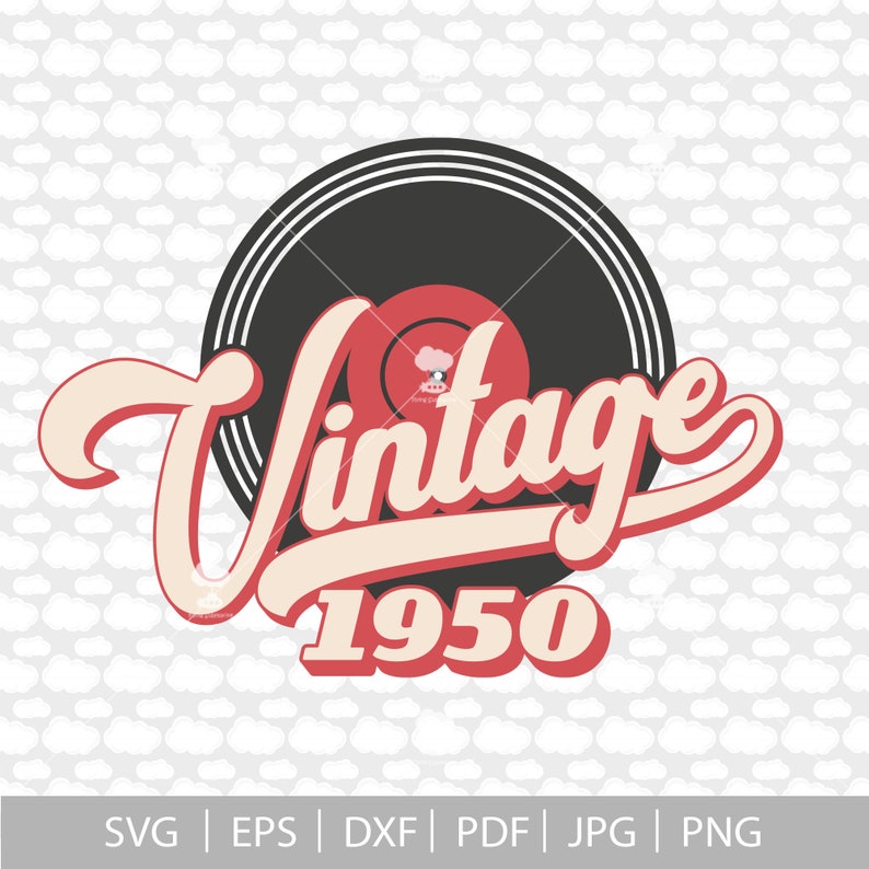 Download 70th birthday svg SVG DXF vinyl svg vintage 1950 svg 70 | Etsy