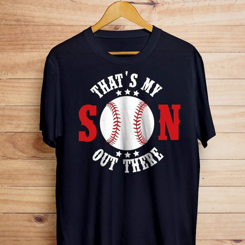 Download Thats my son out there SVG DXF EPS baseball mom shirts | Etsy