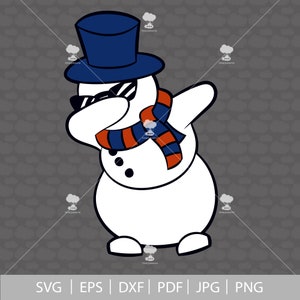 Dabbing Snowman Svg, SVG, DXF, Snowman Svg, Winter Svg, Dabbing Svg ...