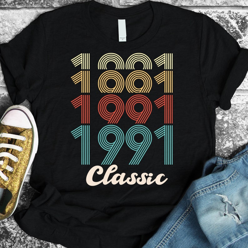 Download 30th birthday svg 1991 svg SVG PDF classic 1991 svg 30 | Etsy